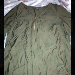 cute army green womens blouse/ shirt